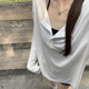 新款 宽松薄款 罩衫 韩系气质半开领防晒T恤2025夏季 长袖 上衣女chic