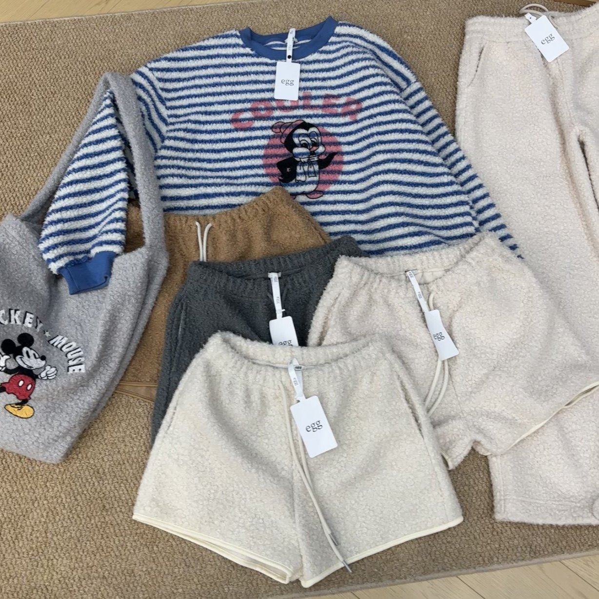 【卷卷毛短裤】韩系卷卷毛纯色短裤羔羔毛氛围感毛绒短裤A字减龄,运动服/休闲服装,运动中长裤／短裤,淘宝优惠券,粉丝福利购,淘宝优惠卷