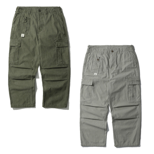 MADNESS ARMY PANTS20SS春夏日系工装长裤男余文乐刺绣口袋休闲裤