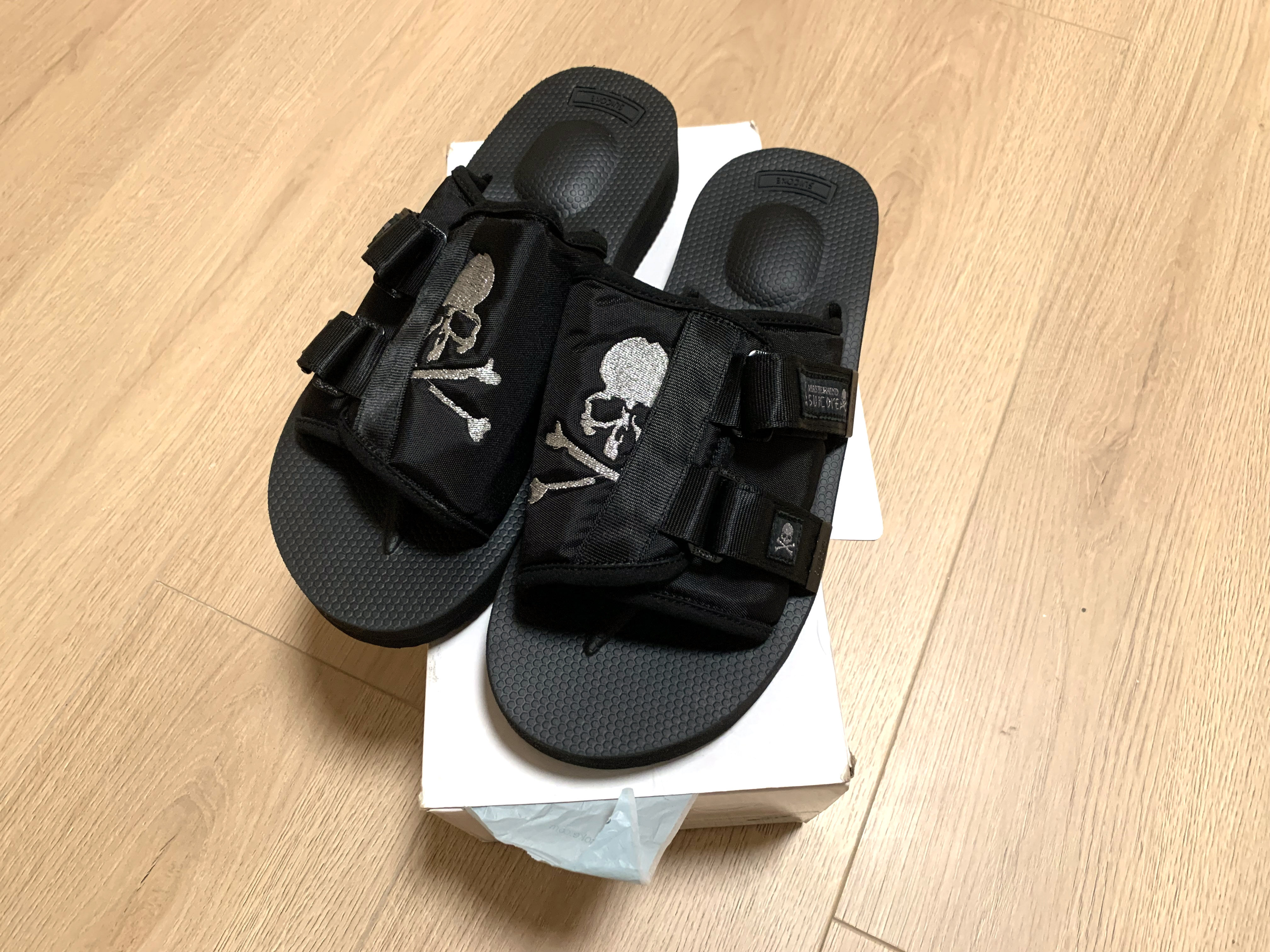 Mastermind Japan x SUICOKE MMJ联名限定刺绣金银骷髅拖鞋
