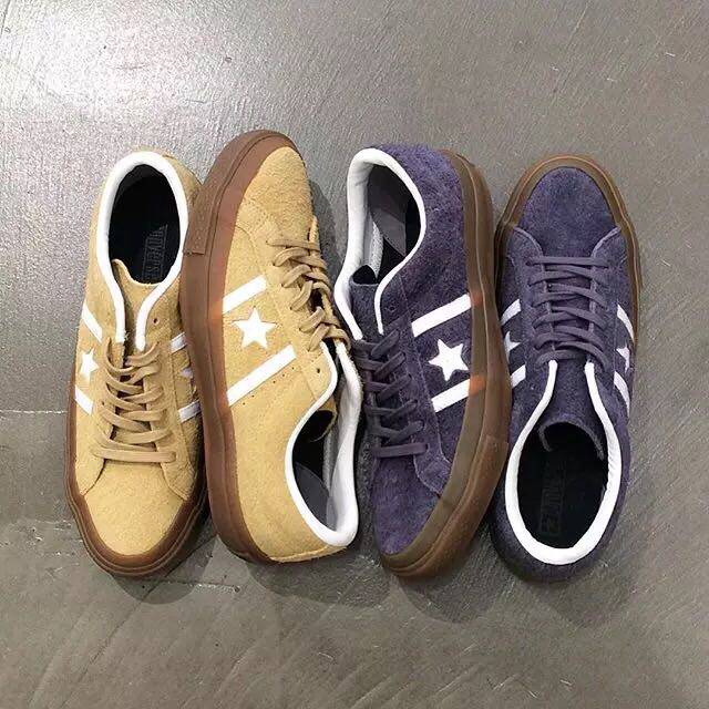 「现货」CONVERSE JACK STAR BARS 18AW 日版匡威 限量翻毛帆布鞋
