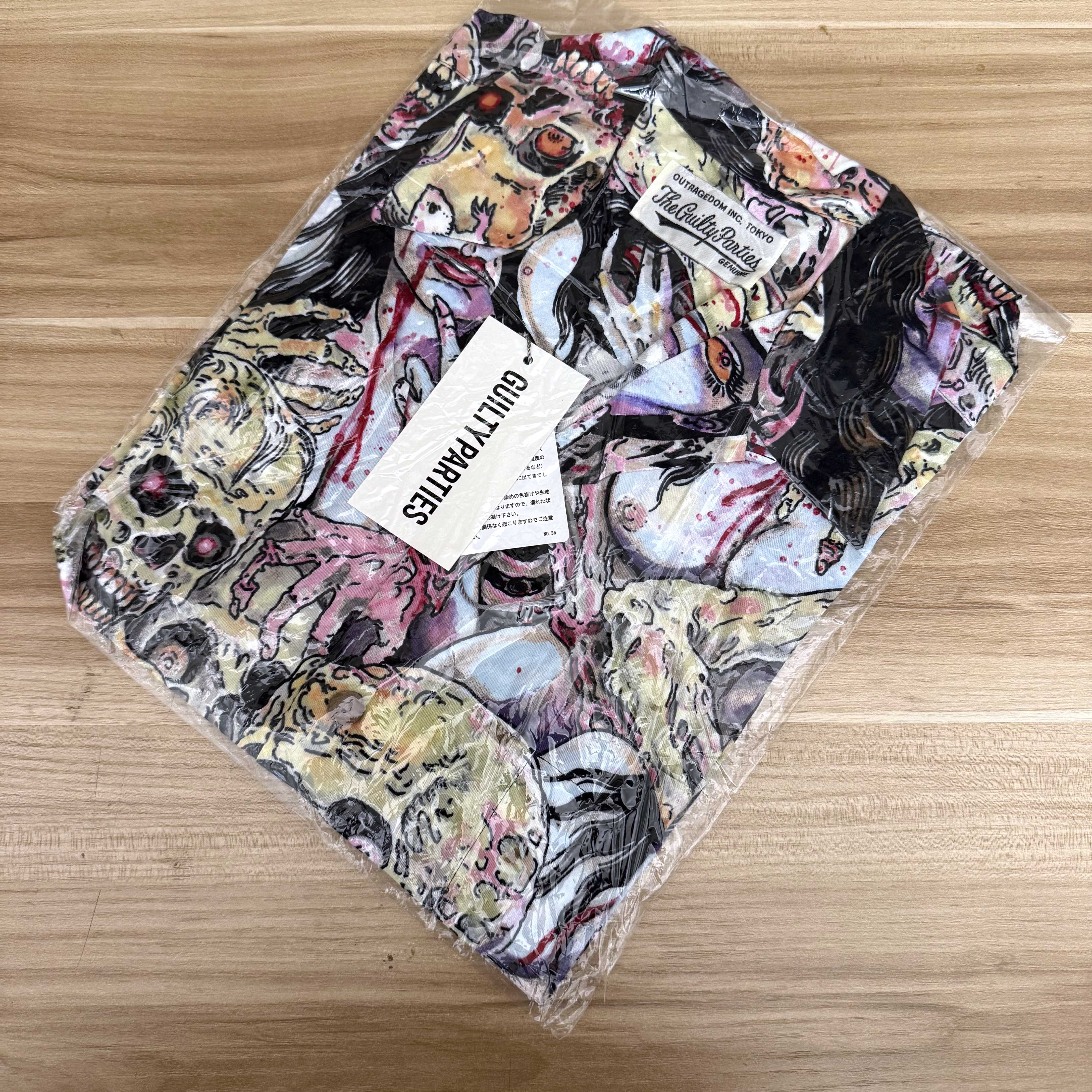 WACKO MARIA TIM LEHI 21SS 地狱少女骷髅 夏威夷男女短袖衬衫