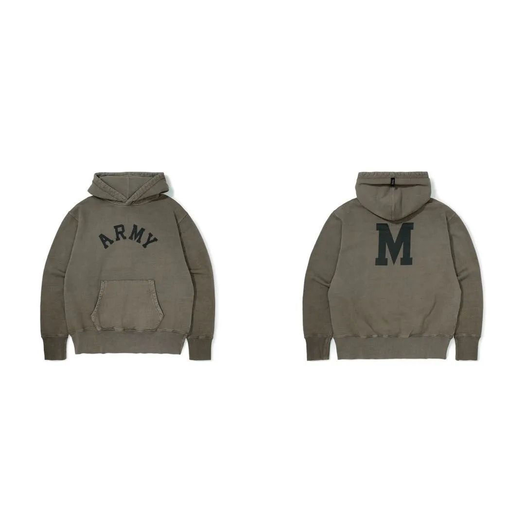 MADNESS ARMY HOODIE 21AW 军事印花帽衫秋冬连帽卫衣工装余文乐
