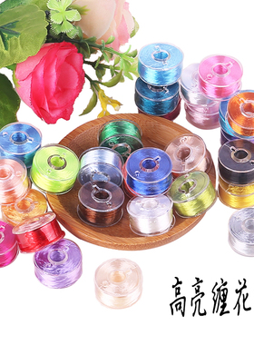 DIY手工发簪制作材料小卷高亮缠花线绒线玉簪花丝高光古风汉服配