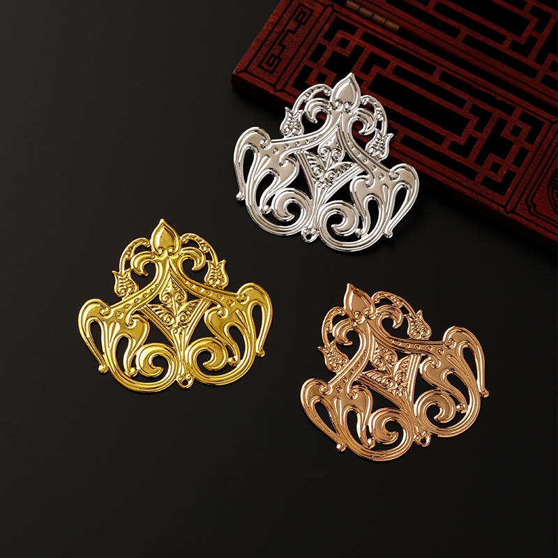 保色其他纯铜DIY发簪材料