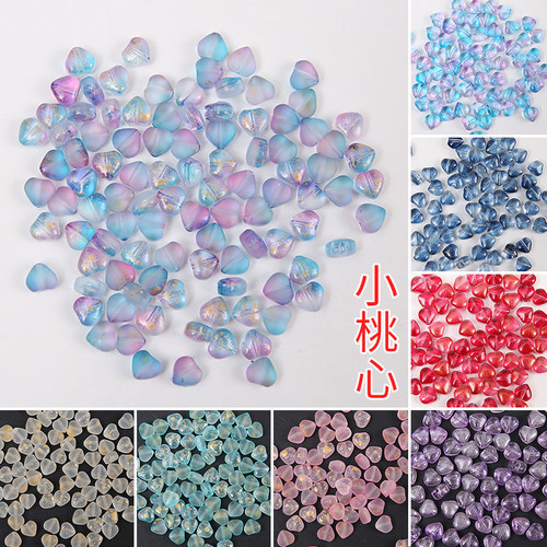 古风发簪桃心小珠子流苏制作材料