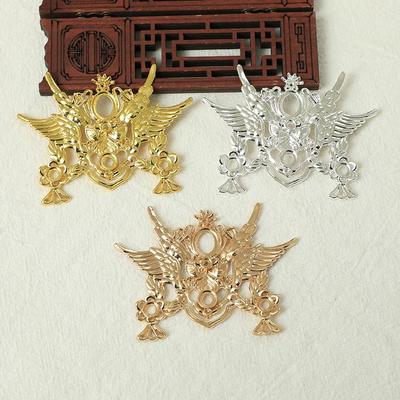 发冠材料保色合金翅膀形DIY