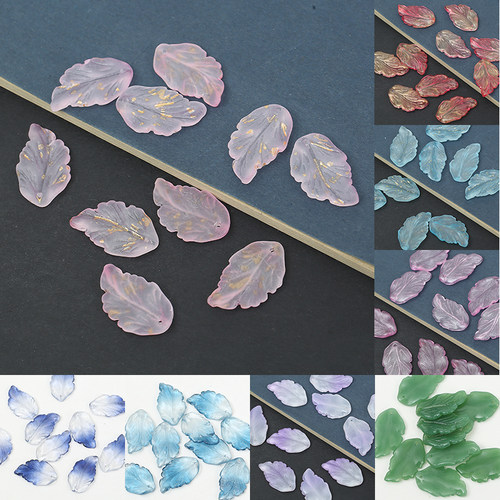 古风捷克头饰品树叶子制作材料