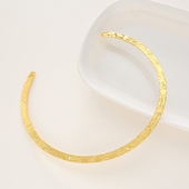 电泳保色142mm雕花头圈铁质圣母光环diy头环项圈流苏古风饰品配件