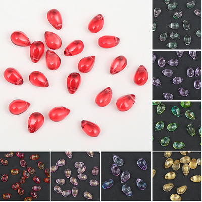 古风捷克琉璃小水滴流苏手工串珠