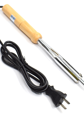 久富JF520S木柄电烙铁 80W 100W 150W粗头焊铁高温大烙铁设备维修