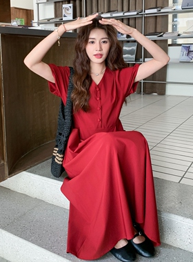 [首发新款】法式泡泡袖气质连衣裙2C212-G131-P135-K188