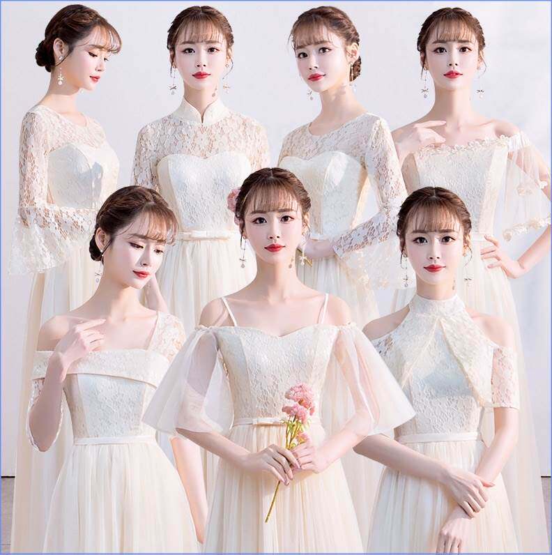 修身夏季女长款新娘纱中袖长款晚礼服婚礼服大码网纱显伴娘礼服|ruв категории Женская одежда, Cвадебные платья, платье/вечернее платье - от Buy2taobao.com для оказания профессиональной услуги покупки агента Taobao