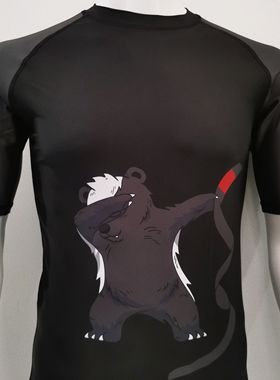巴西柔术防磨服Rashguard 社会我平头哥款 成人/儿童