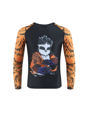 巴西柔术防磨服Rashguard 格斗熊猫