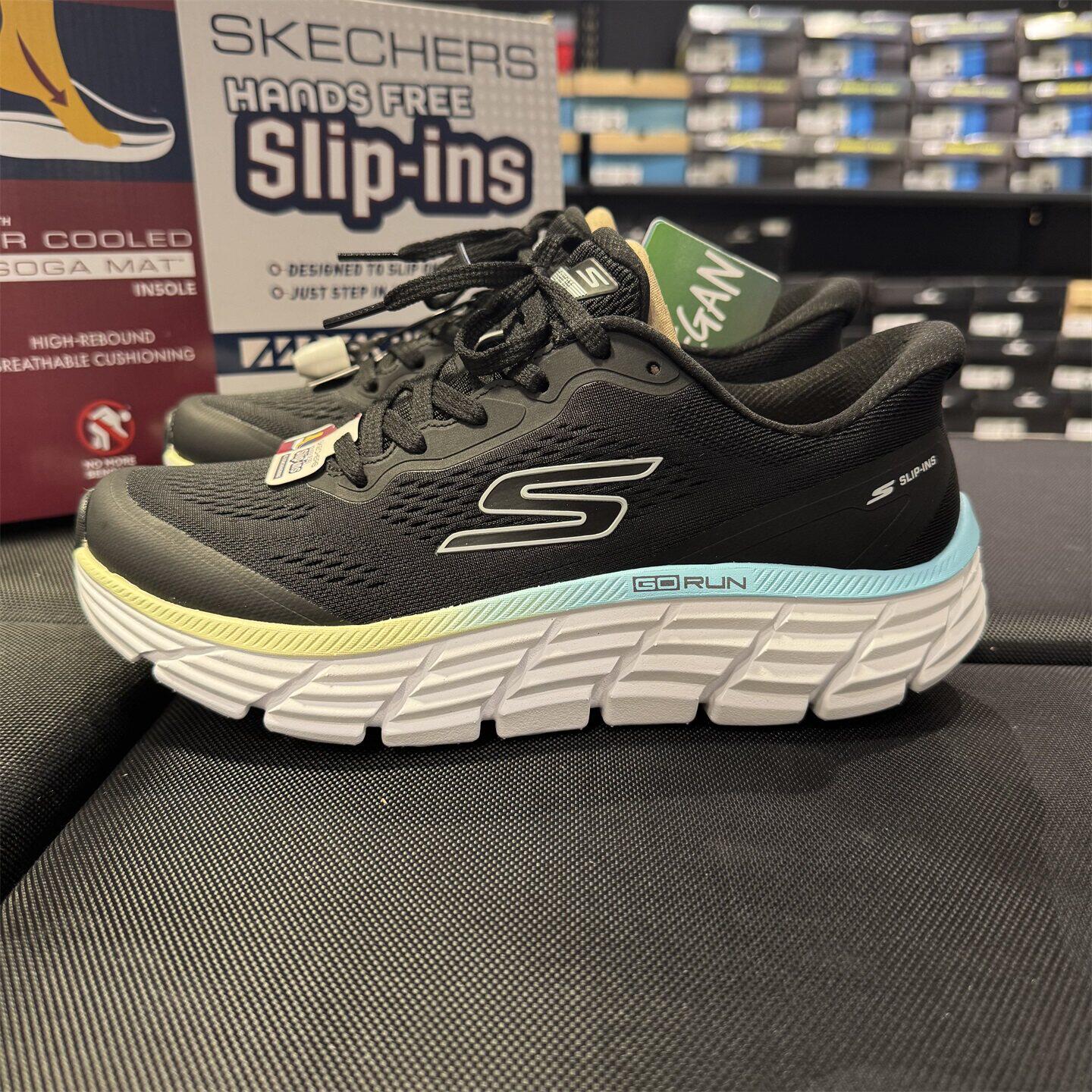 Skechers斯凯奇女鞋春夏训练跑步鞋轻质网面透气低帮运动鞋129760