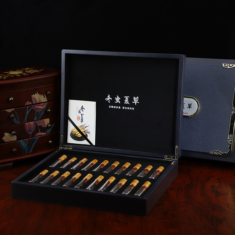 新款冬虫夏草礼品盒30条根装批发