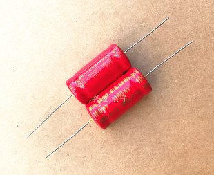 红袍高中音分频 无极NP 轴向卧式 电解电容 100V100UF 100V 13*26