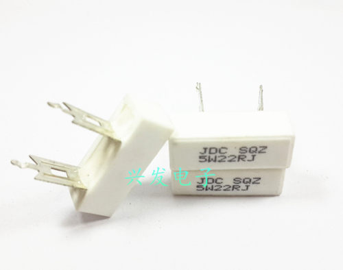 5W 22RJ 5W 音响功放音频 水泥电阻 绕线 电阻 正负5% 脚距：15mm
