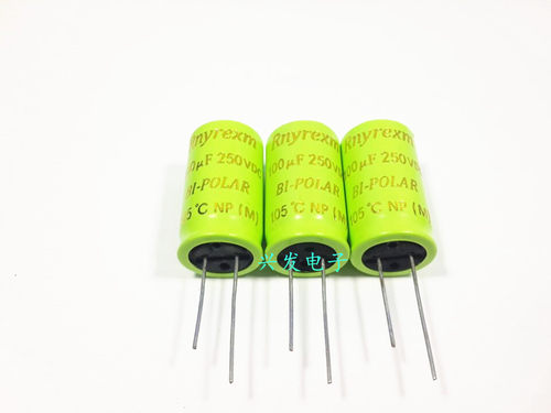 250V100UF 100UF250V Rnyrexm中低音分频 无极NP 电解电容 18*30