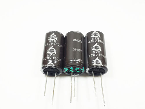 进口韩国三莹 高频长寿命 电解电容 420V150UF 150UF420V 18*35
