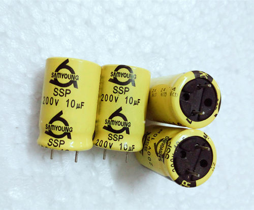 韩国三莹SSP 无极BP 功放分频 电解电容 200V10UF 10UF200V 16*25