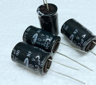 韩国三和 无极NP 高中音分频 电解电容 50V3.3UF 3.3UF50V 16*25