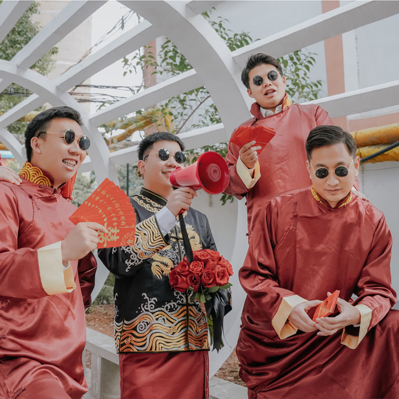 结婚接亲小喇叭送电池