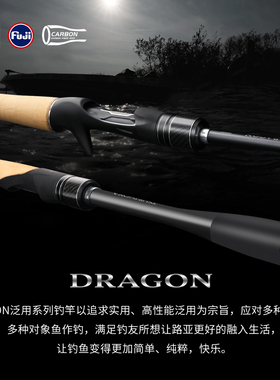 钓之屋DN泛用路亚竿DRAGON远投竿S662L高感度鲈鱼翘嘴鳜鱼海鲈竿