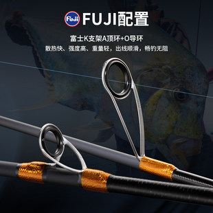 伊酷达万萨二代实心铁板竿慢摇竿轻型铁板竿刀鱼鲅鱼快抽近海船竿