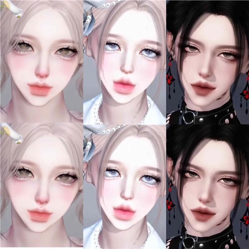 发3 雾雨 089 冷调香 鱼仔 甜妹 御姐 逆水寒手游捏脸女通用 原版