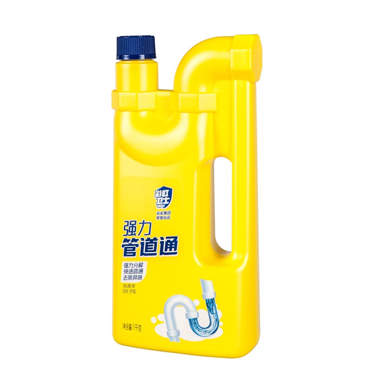 彩虹卫士管道疏通剂强力溶解通厕所马桶厨房粉下水道油污堵塞神器
