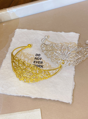 Lolita赛博朋克金色异域风跳舞金属臂环配饰手链跳舞护腕臂链