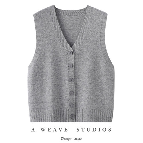 【爆!人气推荐】100%纯羊毛马甲