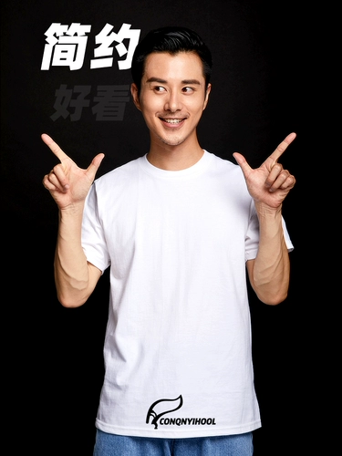 Парная одежда для влюбленных, летняя одежда, белая хлопковая футболка подходит для мужчин и женщин, рубашка