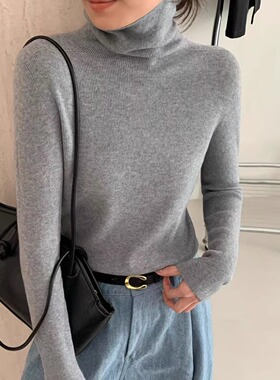 每年都要入的内搭~N多颜色 韩系亲肤打底细羊毛高领针织衫女秋冬