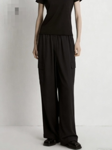 46大码 2色Mar家纯元 风女士松紧腰长裤 26春夏系列宽松休闲工装