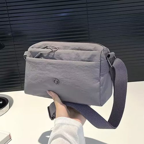 超轻便多层斜挎包女式2025新款包包韩版帆布包休闲单肩包布包小包