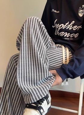 P11K145对图足码长裤黑色白色深灰色M5XL