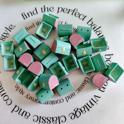 散货 rico盲盒配件宝箱 十送一 diy奶油胶滴胶配件 场景摆件