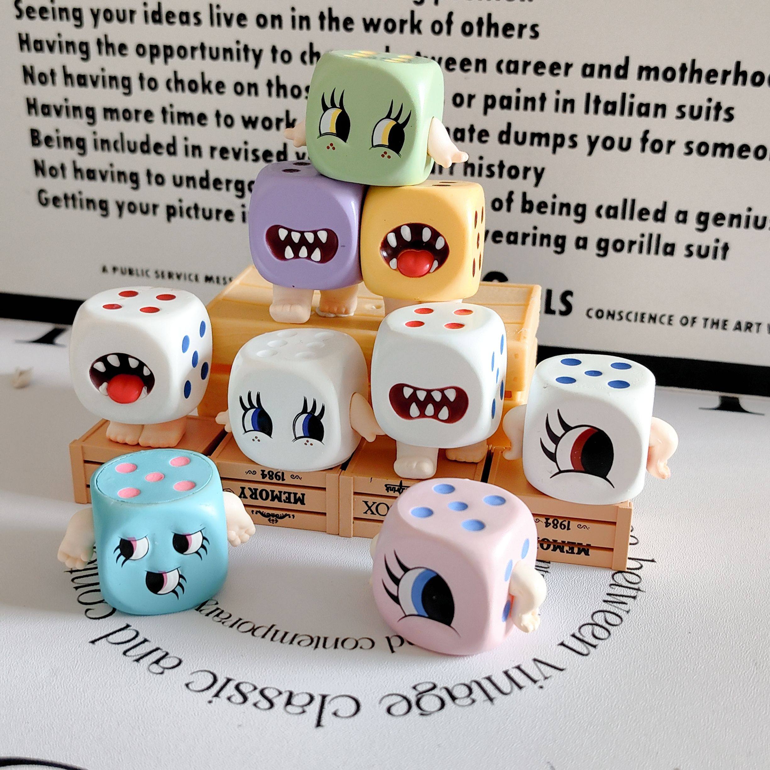 散货 PAWS ABAO迷你啃啃设计师玩具个性骰子 潮玩手办盲盒