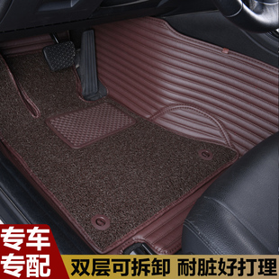全包围丝圈汽车脚垫2024新款双层地毯地垫防水车用脚踏垫专车专用