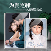 婚纱照相册定制高端影楼水晶结婚礼精修入册儿童宝宝个人写真制作