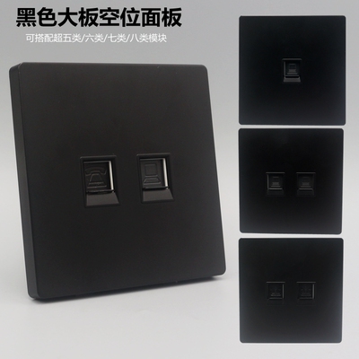 黑色86型空白信息面板