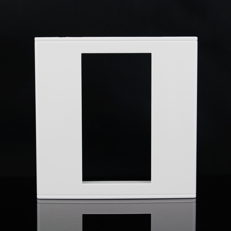 86型三位面板 三位86型开关面板 组合式墙插多媒体面板 86空面板