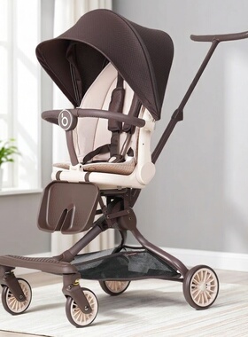 宝宝好V22遛娃神器轻便可折叠坐躺溜娃推车微舱婴儿推车溜娃车bbh