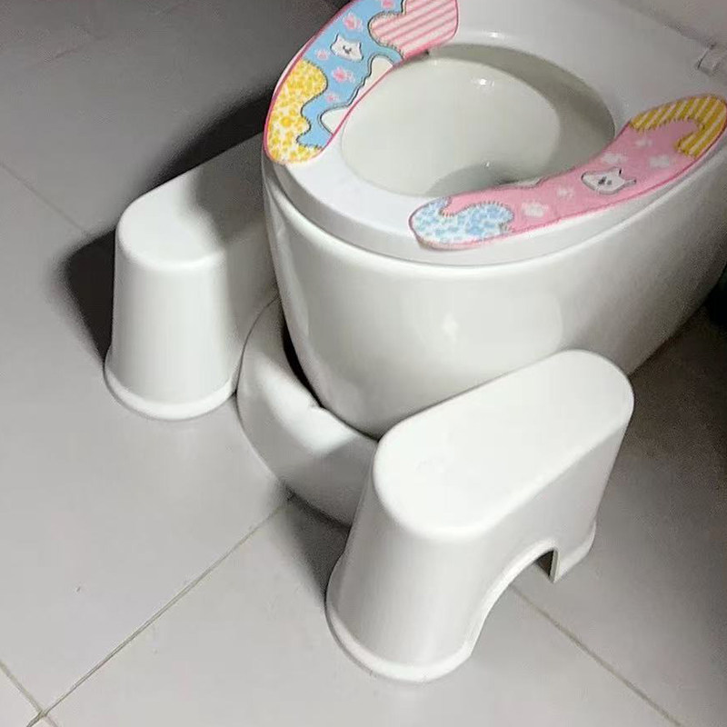 防滑马桶凳脚凳厕所蹲坑神器成人踩脚塑料加厚脚踩垫脚凳加高23cm图片