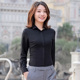 女长袖 职业正装 上班工作服2020春款 衬衫 打底女装 学生黑白色女衬衣