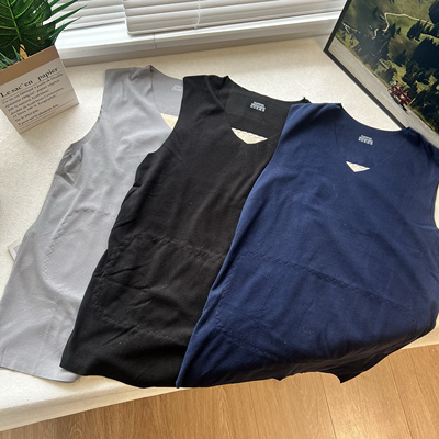 德绒贴片男士青少年保暖背心双面绒背部加热马甲 21件