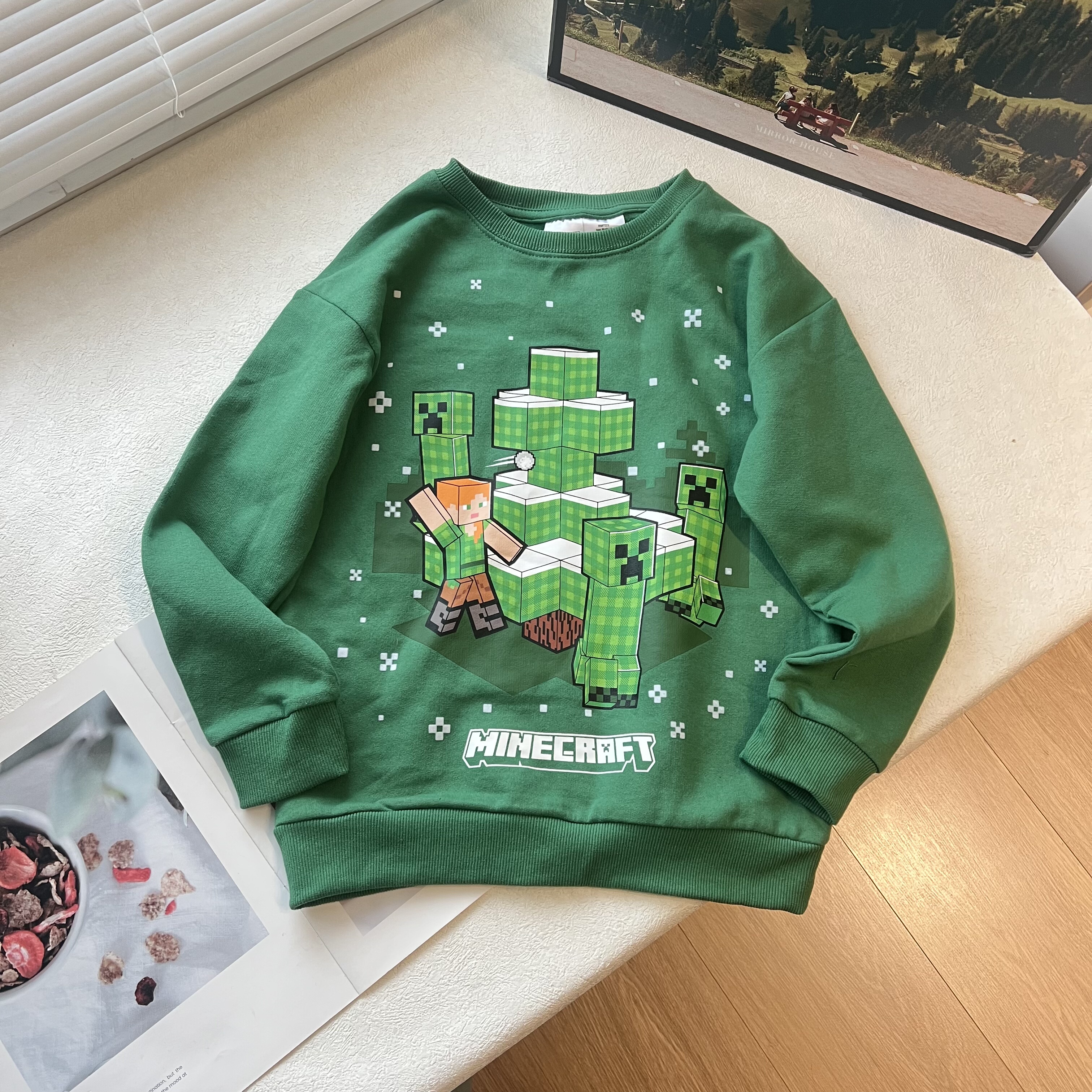 秋冬新款男童儿童卫衣世界动漫薄绒卫衣圣诞绒衫外套 110-150